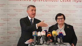 Marii Benešovou uvedl do úřadu ministryně spravedlnosti premiér Andrej Babiš (30.4.2019)