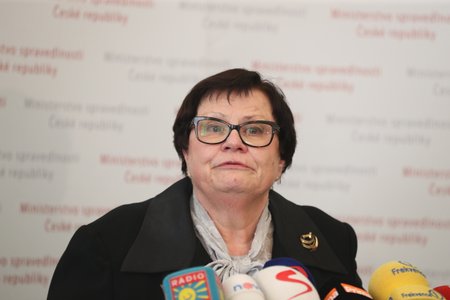 Marii Benešovou uvedl do úřadu ministryně spravedlnosti premiér Andrej Babiš (30.4.2019)