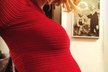 Marie Doležalová v pátém měsíci těhotenství