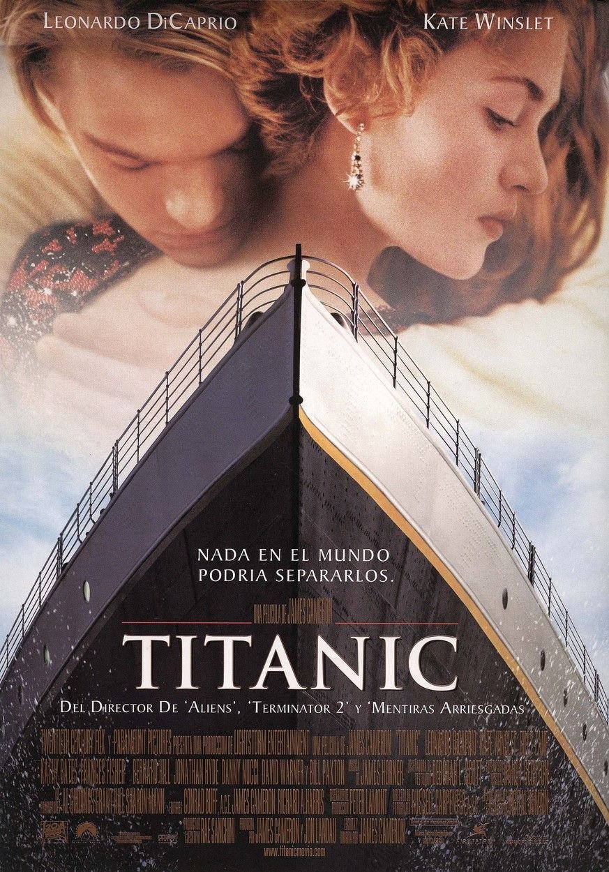 ORIGINÁL Leonardo DiCaprio a Kate Winsletová jako milenci z Titaniku.