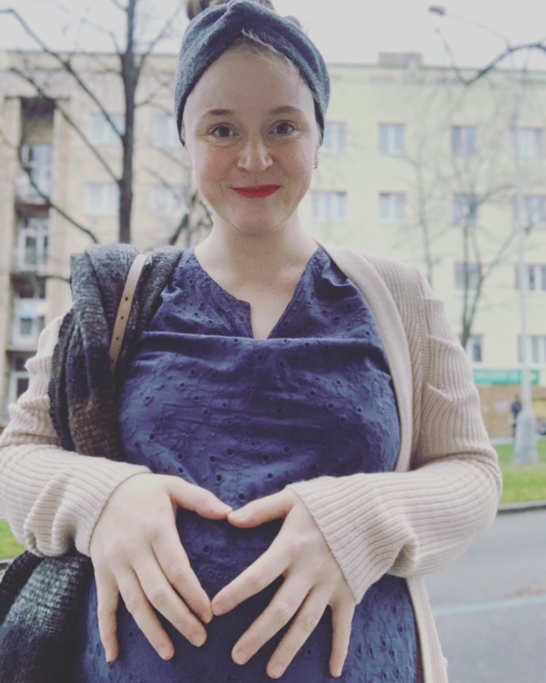 Podruhé těhotná herečka Marie Doležalová
