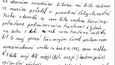 Žádost Marie Kovascikové z Orlové slovenskému velvyslanectví ve věci českého státního občanství (listopad 1993). Z textu je zřejmé, že žadatelka se vůbec v problematice neorientovala, protože zcela nelogicky žádá o udělení českého občanství Velvyslanectví Slovenské republiky. Zdroj: Diplomatický archív MZV SR, ZÚ Praha, konzulární spisy 1993.