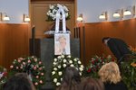 Pohřeb pamětnice Marie Šupíkové, která jako dítě přežila vyhlazení Lidic (27.3.2021)