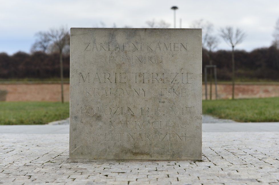 Park Marie Terezie už v červnu osadí pomník panovnice.