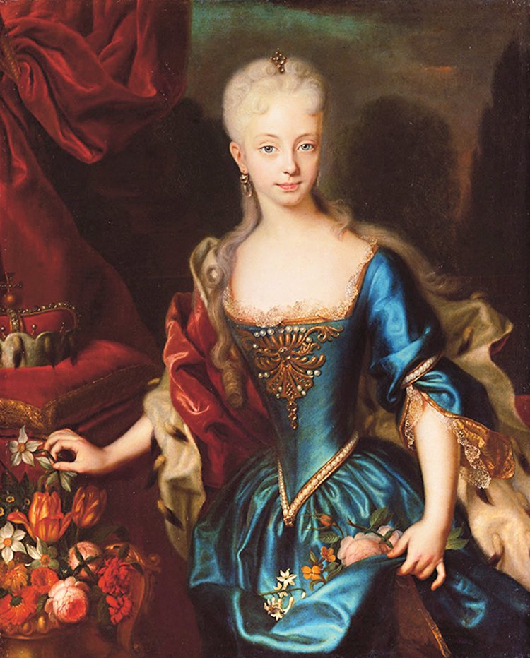 Marie Terezie (vládla 1740-1780) byla první ženou na trůnu, ale císařský titul nikdy nezískala