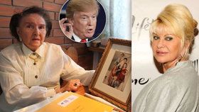 Tchyně kandidáta na prezidenta USA Marie Zelníčková (90) ze Zlína: Na výhru Trumpa si nepřipiji... Don ani já nepijeme alkohol.