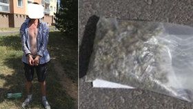 Chlápek neměl na snídani: Chtěl prodat pytlík marihuany, zákazník na něj zavolal policii