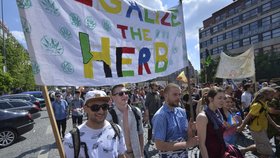 Demonstrace nazvaná Million Marihuana March se pořádá v metropoli již podevatenácté. Její pořadatelé odhadují, že se i letos sešlo nejméně pět tisíc lidí, tak jako loni.