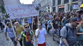Demonstrace nazvaná Million Marihuana March se pořádá v metropoli již podevatenácté. Její pořadatelé odhadují, že se i letos sešlo nejméně pět tisíc lidí, tak jako loni.