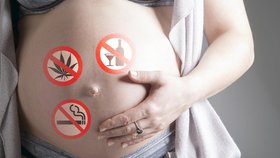 Užívání návykových látek v těhotenství se podle lékařů na dítěti podepíše.