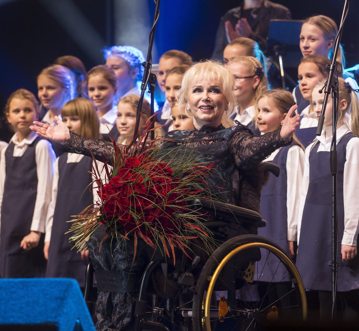 Marika Gombitová vystoupila v Praze a sklidila velký potlesk.