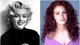 Nejslavnější kudrnaté vlasy všech dob: Od Marilyn Monroe po Julii Roberts