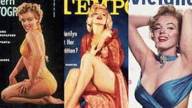 Naprostý unikát: Sexy zadeček a dekolt Marilyn Monroe na stovce archivních titulek časopisů z celého světa!