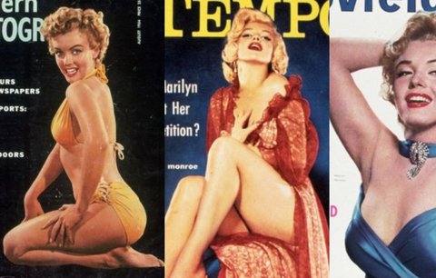 Naprostý unikát: Sexy zadeček a dekolt Marilyn Monroe na stovce archivních titulek časopisů z celého světa!