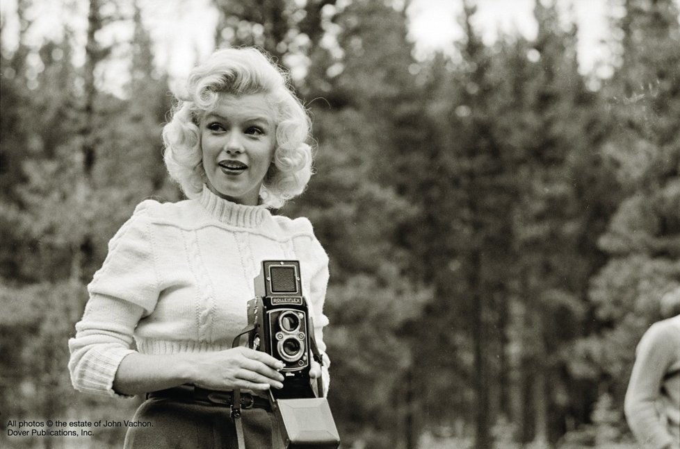 Marilyn nejen pózovala, ale také sama fotila