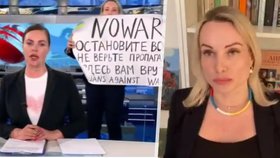 Protest ruské novinářky je podfuk? Seberte jí Havlovu cenu! apelují Ukrajinci