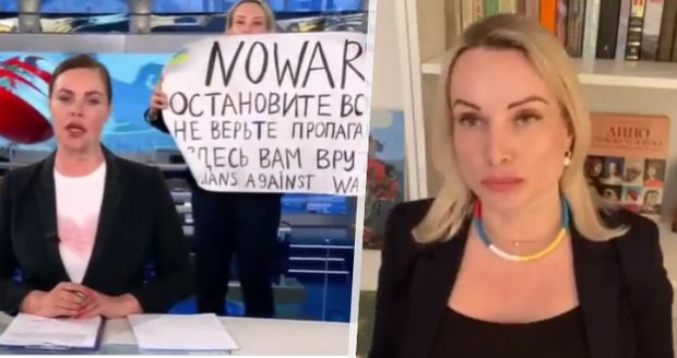 Protest ruské novinářky je podfuk? Seberte jí Havlovu cenu! apelují Ukrajinci