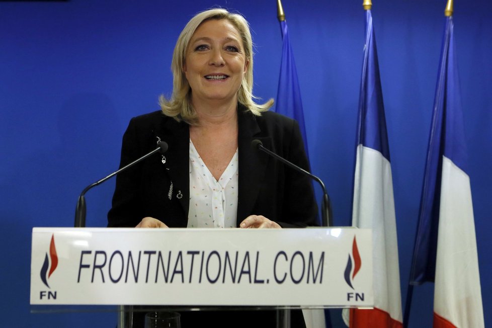 Šéfka francouzské nacionalistické strany Marine Le Pen.