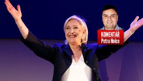 Francouzská prezidentská kandidátka Marine Le Penová postoupila do 2. kola volby.