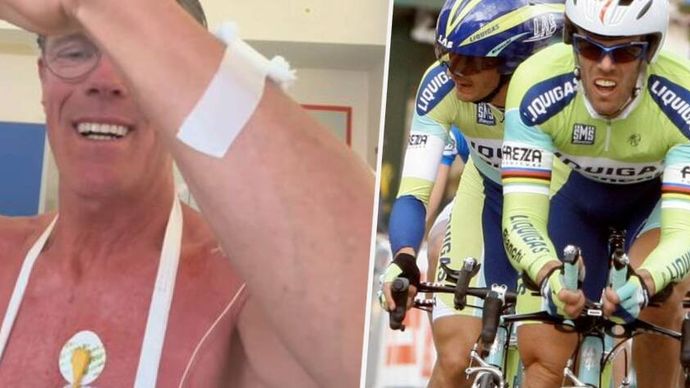 Mario Cipollini poslal pozdrav ze špitálu, kde podstoupil operaci srdce.