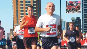 Mario Junek z Plzně se účastní maratonů po celém světě. Byl i na tom bostonském.