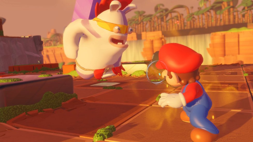 Mario + Rabbids: Kingdom Battle je nápaditá tahová strategie.
