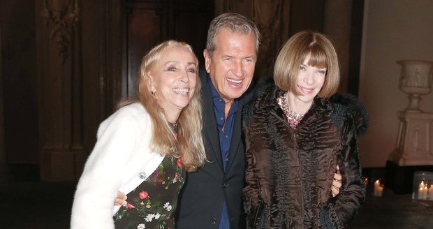 Franca Sozzani, Mario Testino a Anna Wintour