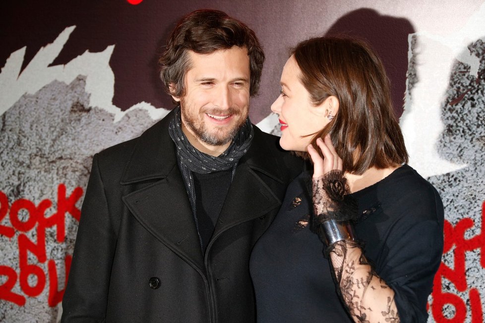 Marion Cotillard  s partnerem Guillaumem Canetem