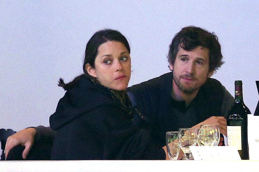 Marion Cotillard  s partnerem Guillaumem Canetem