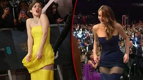 Stejný návrhář, stejný trapas! Marion Cotillard se rozpadly šaty stejně jako Jennifer Lawrence