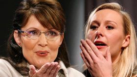Sarah Palin našla v Marion Marechal-Le Pen zalíbení.