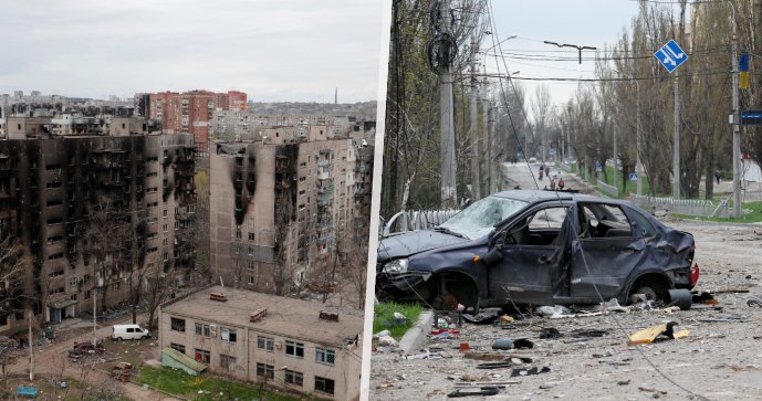 Záchranná mise v Mariupolu: 23letá Anastasia z města odvezla osm lidí. „Bylo to jako konec světa.“