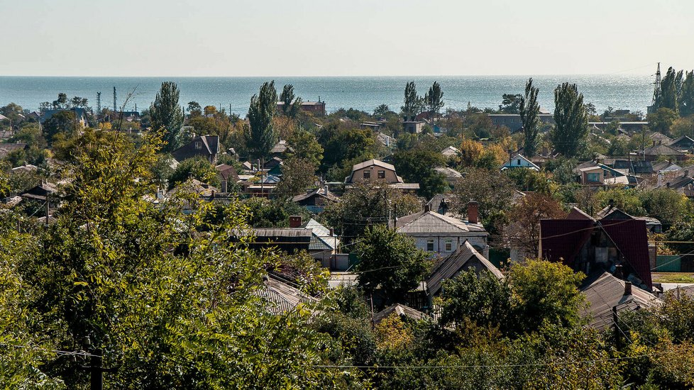 Mariupol na březích Azovského moře.