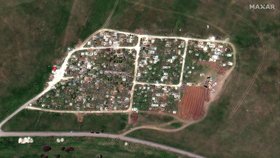 Satelitní snímky škod v Mariupolu (30.4.2022)