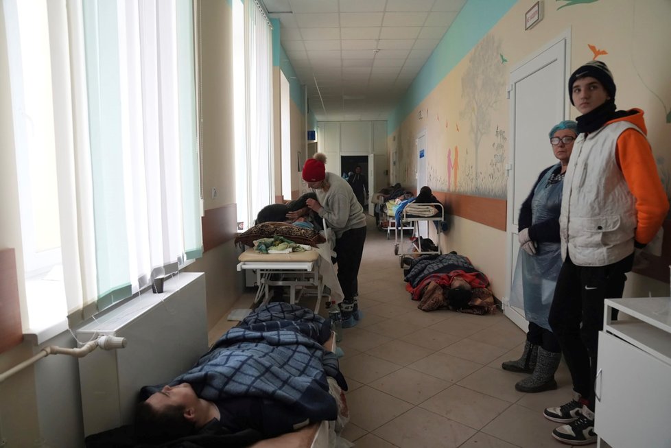 Nemocnice v Mariupolu (15.3.2022)