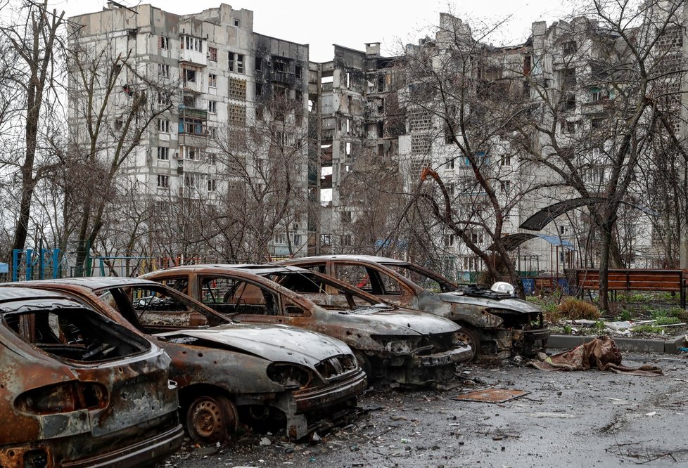 Mariupol je zcela zdevastovaný (13.4.2022)