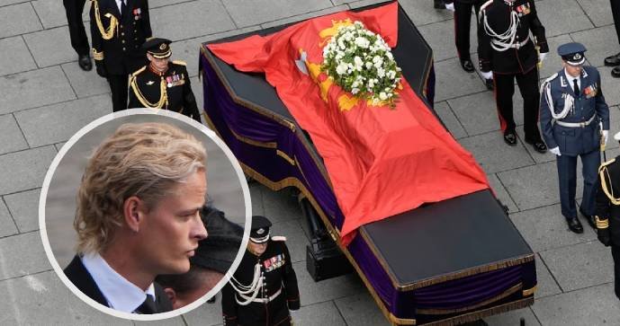 Odsouzený Marius na pohřbu krále Haralda V.