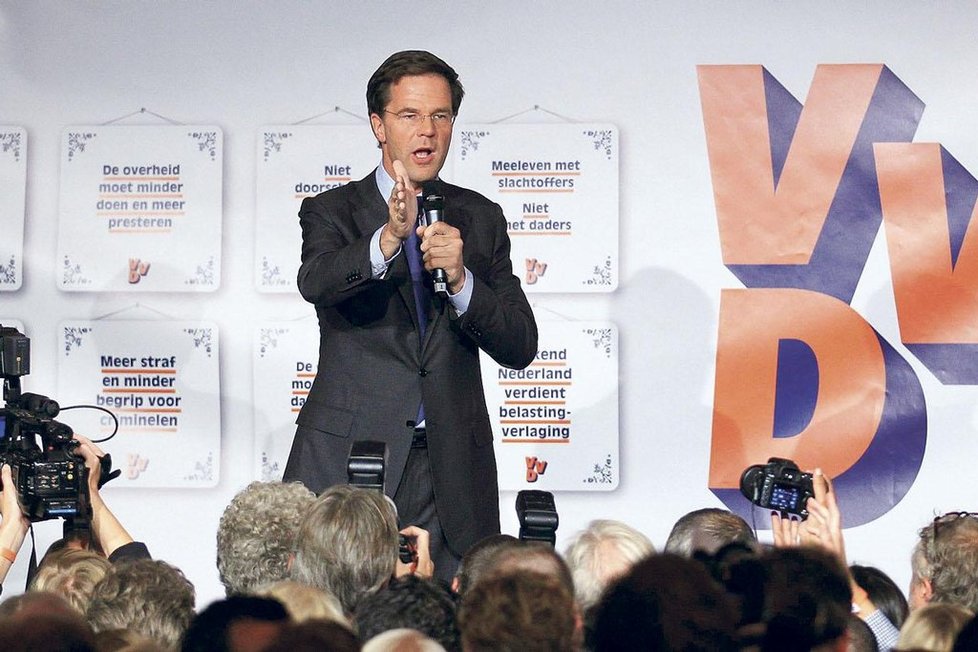 Nizozemský premiér Mark Rutte