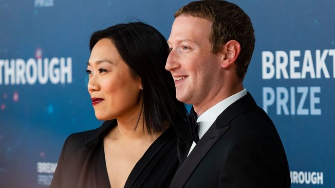 Priscilla Chanová a její manžel Mark Zuckerberg