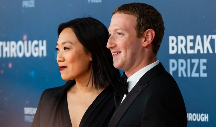 Priscilla Chanová a její manžel Mark Zuckerberg
