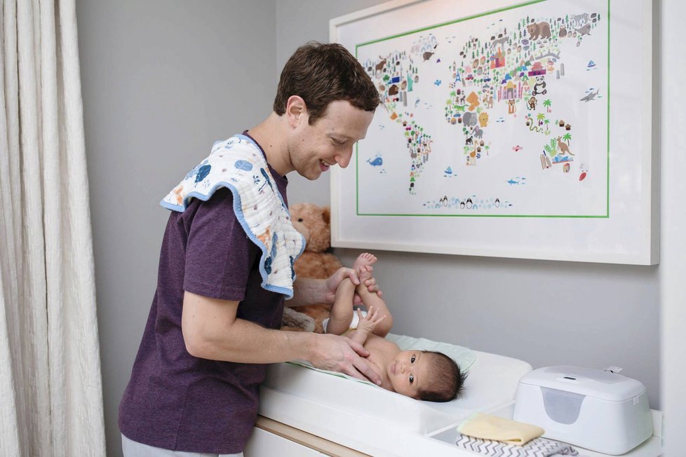 Mark Zuckerberg s dcerkou Max