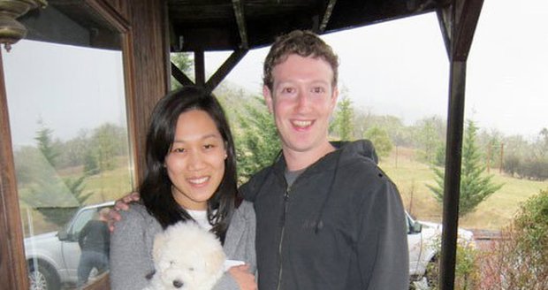 Zuckerberg s novomanželkou