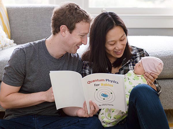 Mark Zuckerberg s druhou dcerou August