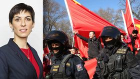 Poslankyni Markétu Adamovou (TOP 09) naštval postup policie vůči „vítačům“ čínského prezidenta.