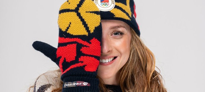 Markéta Davidová se fotila v olympijské kolekci