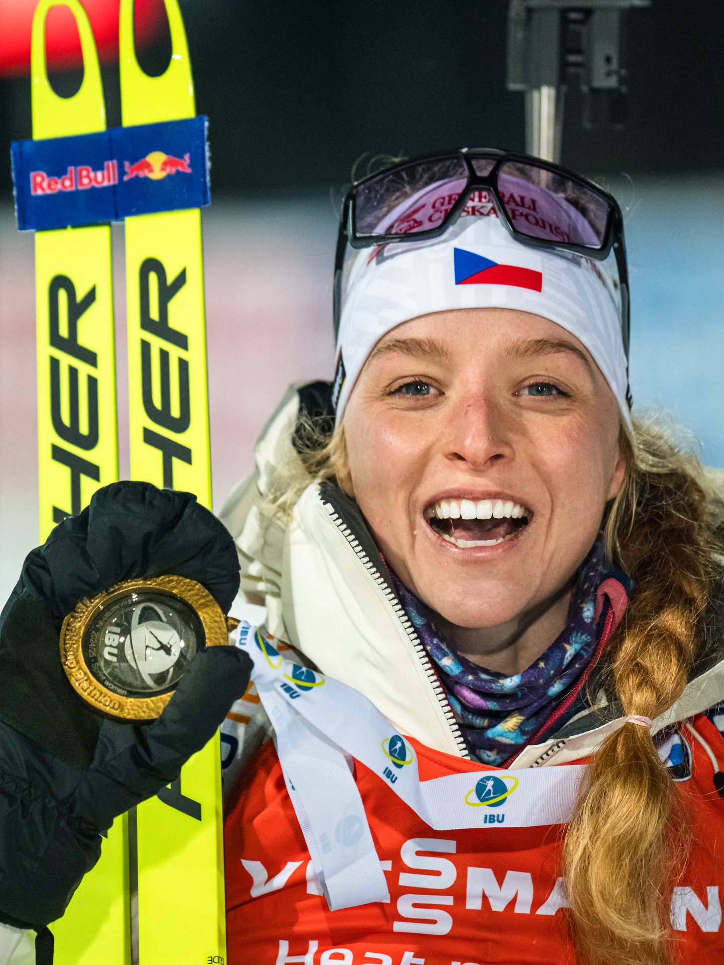 Markéta Davidová ve sprintu v Kontiolahti zvítězila, pak ale přišlo zranění. Markéta Davidová ve sprintu v Kontiolahti zvítězila, pak ale přišlo zranění.