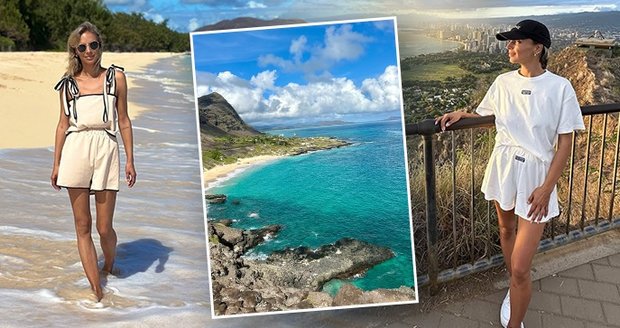 Markéta Konvičková na Havaji