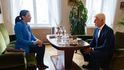 Markéta Pekarová Adamová na jednání s Petrem Pavlem Markéta Pekarová Adamová na jednání s Petrem Pavlem