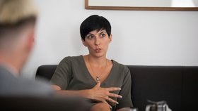 Markéta Pekarová Adamová při rozhovoru pro Blesk.