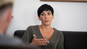 Markéta Pekarová Adamová při rozhovoru pro Blesk.